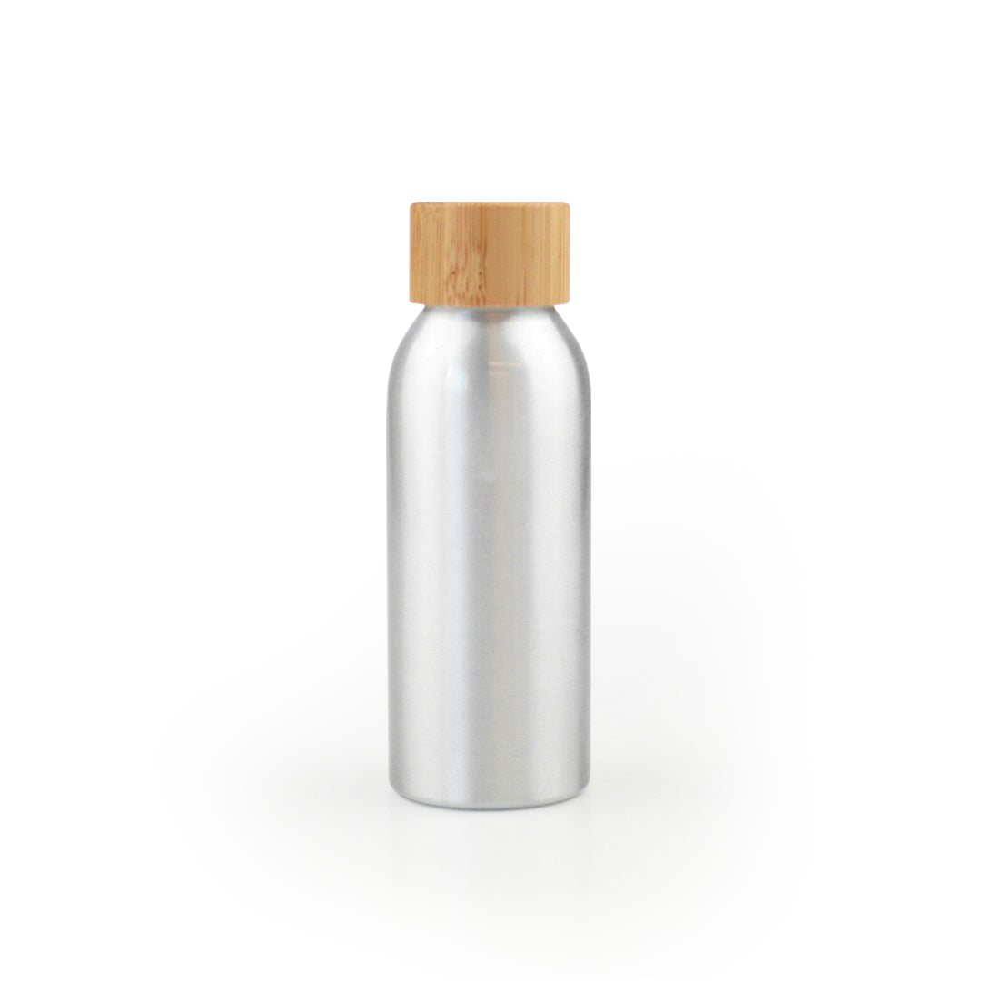 100ml Silver Aluminium Bottle (24/410)