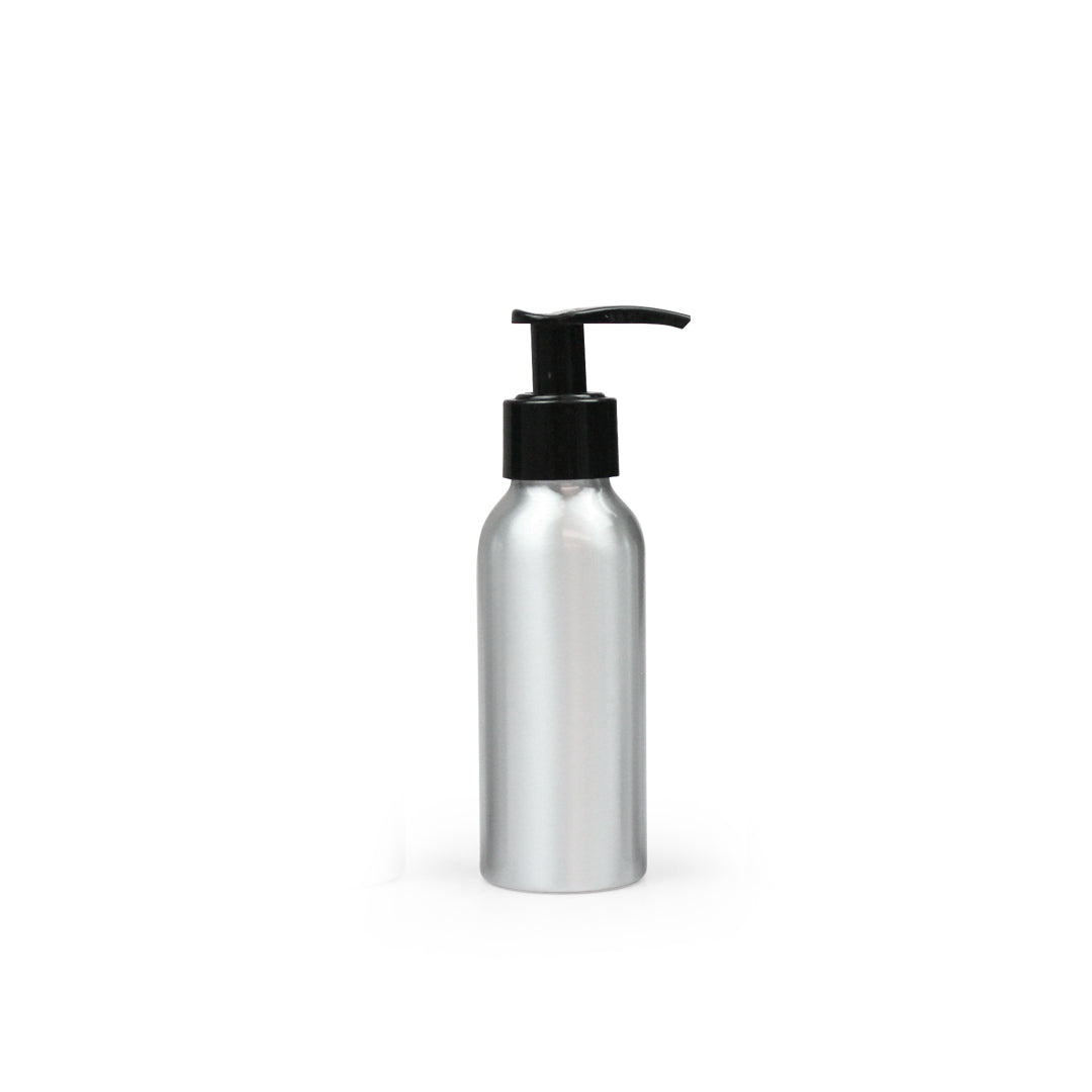 100ml Silver Aluminium Bottle (24/410)
