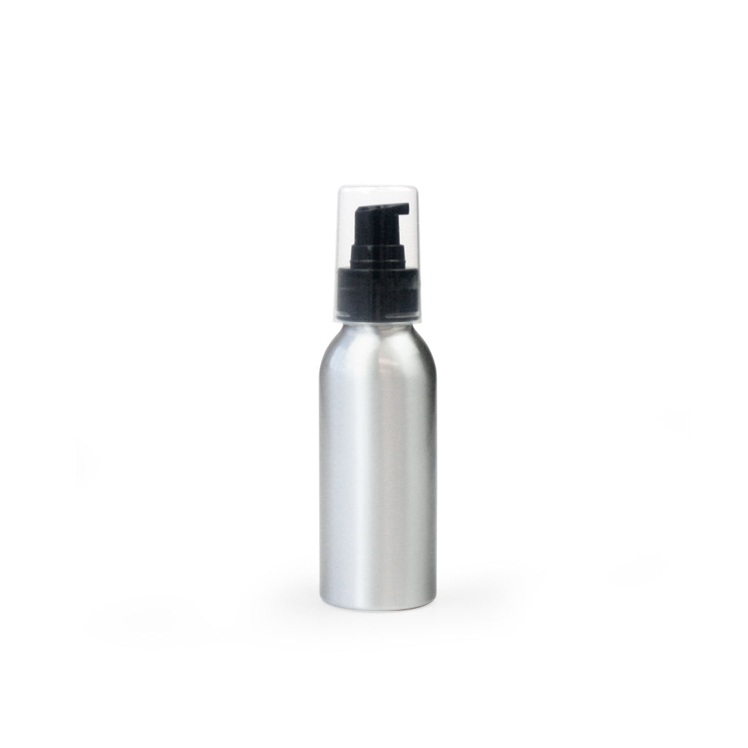 100ml Silver Aluminium Bottle (24/410)