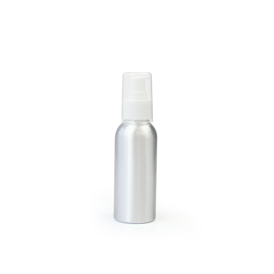 100ml Silver Aluminium Bottle (24/410)