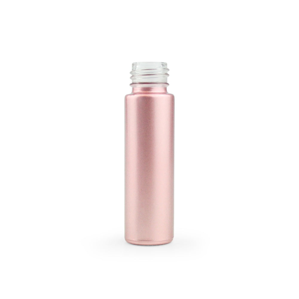 10ml Rose Gold Glass Roller Bottle - Bottle Only (Closure Not Included)