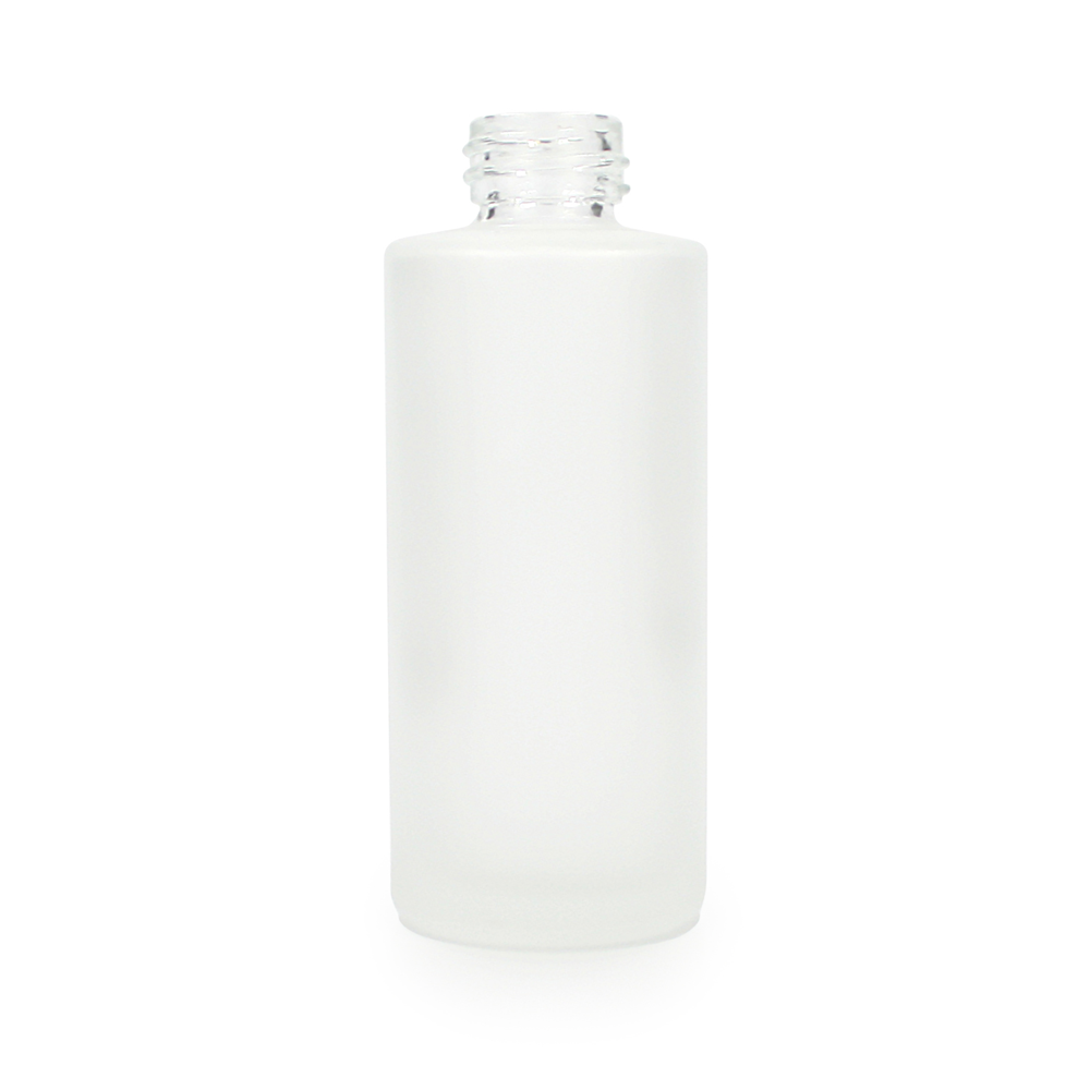 50ml Frosted Glass Flat Shouldered Bottle (20/410)