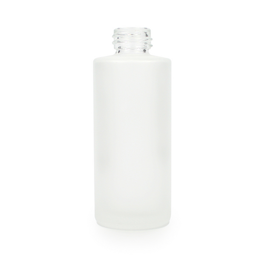 50ml Frosted Glass Flat Shouldered Bottle (20/410)