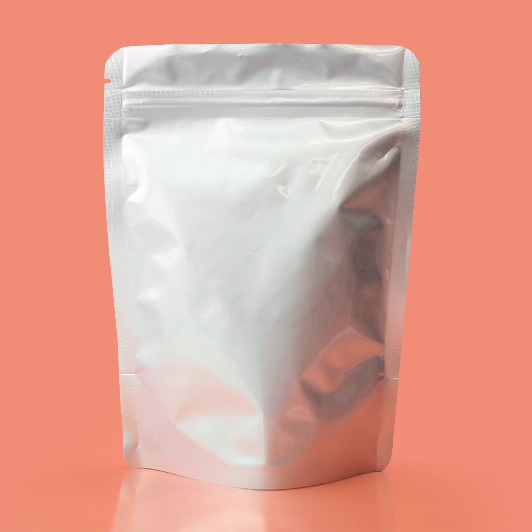 Aluminium Foil Stand-Up Pouch with Zipper - Pack of 10