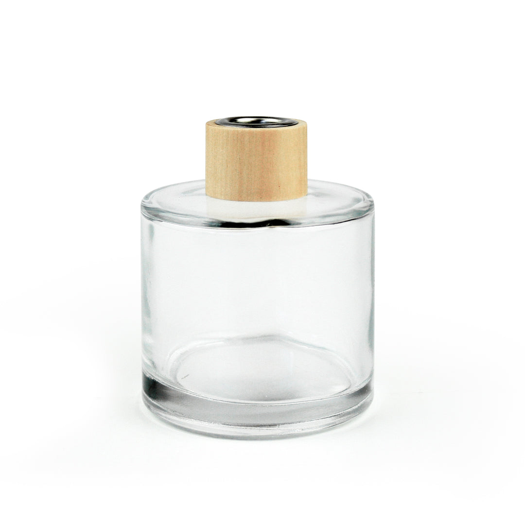 Clear Reed Diffuser Jar 150ml Bamboo Cap (no reeds)