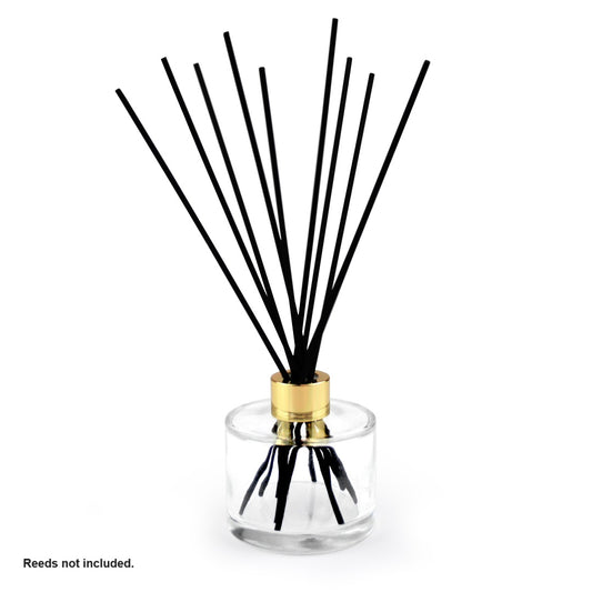 Clear Reed Diffuser Jar 150ml Gold Cap (no reeds) - essentoils.co.za