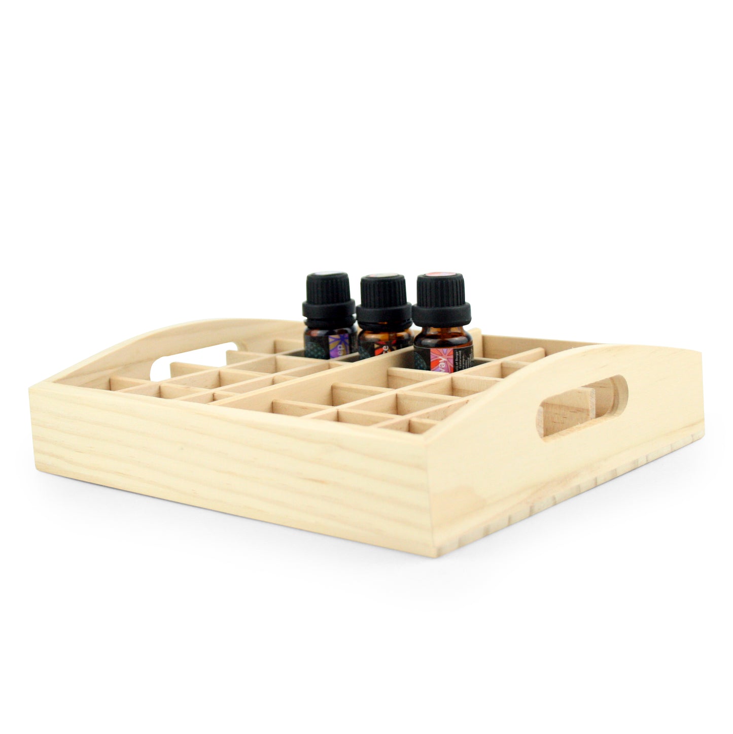 30 Bottle Wooden Tray