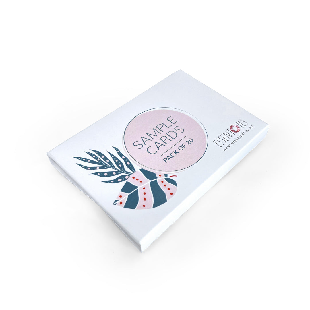 Sample Cards - Pack of 20 - essentoils.co.za