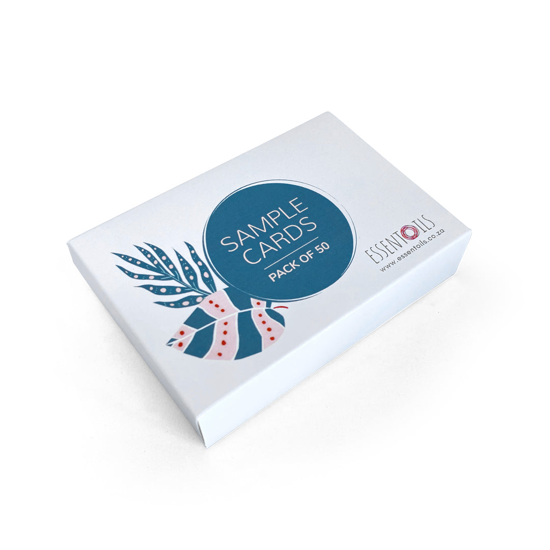 Sample Cards - Pack of 50 - essentoils.co.za