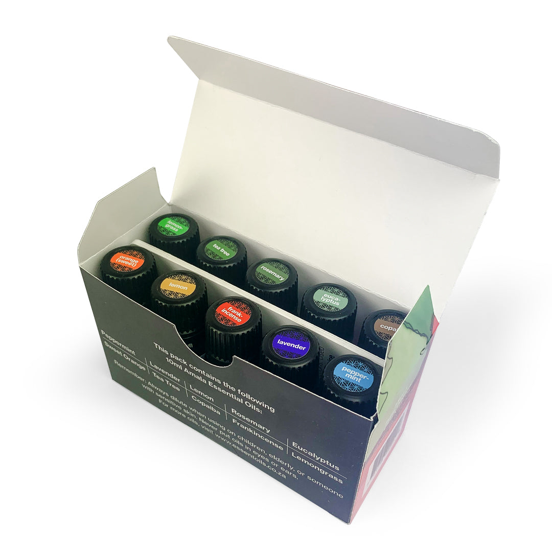 Essential Oils Starter Pack - Top 10 Oils - essentoils.co.za