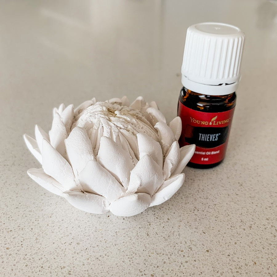 Ceramic Protea Diffuser - essentoils.co.za