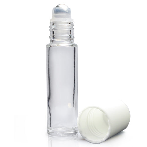 10ml Clear Glass Roller Bottles - Pack of 5 - essentoils.co.za
