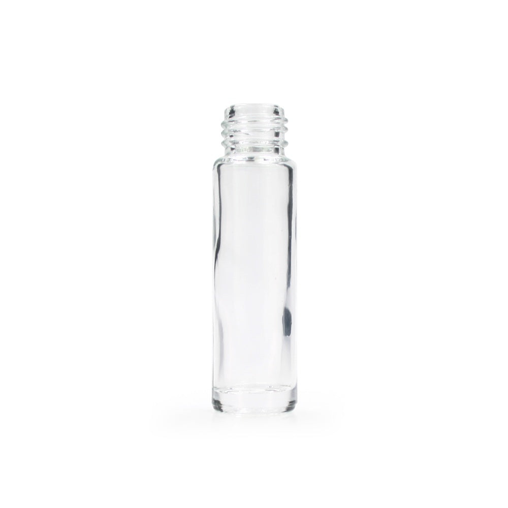 10ml Clear Glass Roller Bottle - Bottle Only (Closure Not Included)