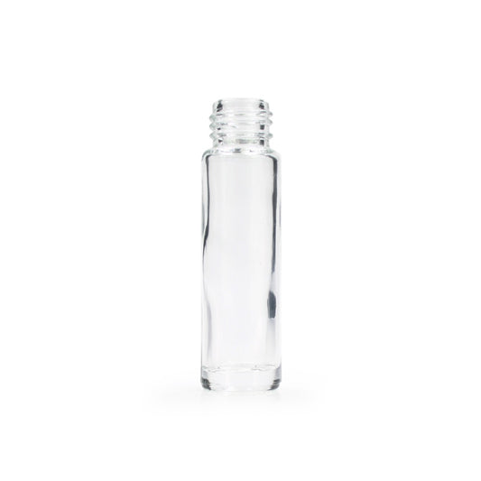 10ml Clear Glass Roller Bottle - Bottle Only (Closure Not Included)