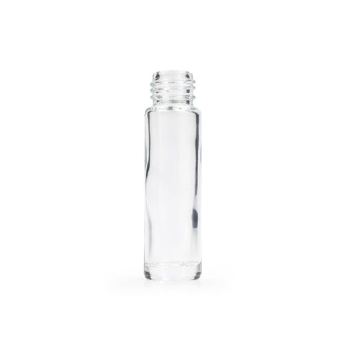 10ml Clear Glass Roller Bottle - Bottle Only (Closure Not Included)