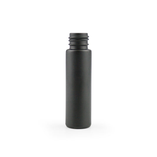 10ml Matte Black Glass Roller Bottle - Bottle Only (Closure Not Included)