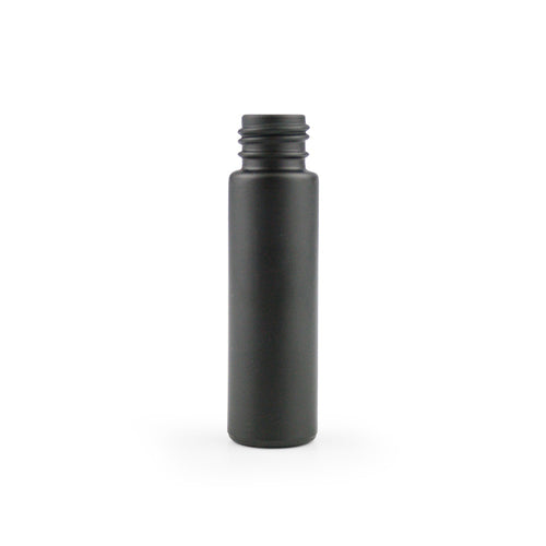10ml Matte Black Glass Roller Bottle - Bottle Only (Closure Not Included)