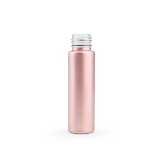 10ml Rose Gold Glass Roller Bottle - Bottle Only (Closure Not Included)