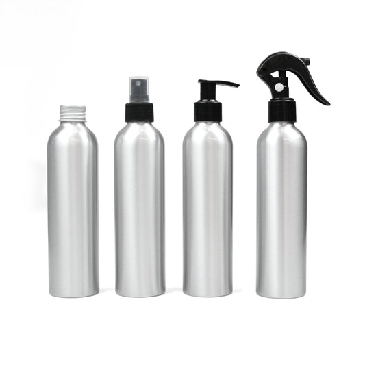 250ml Silver Aluminium Bottle (24/410)