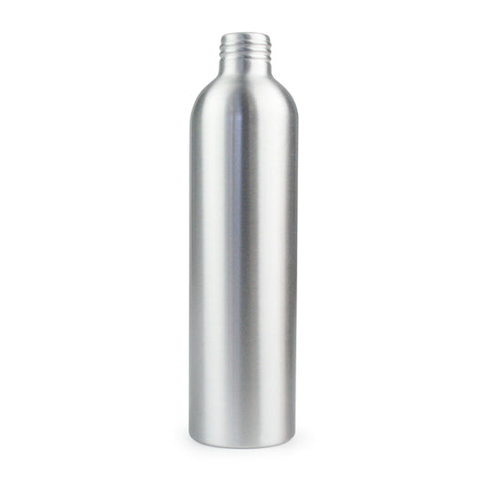 250ml Silver Aluminium Bottle (24/410) - Bottle Only