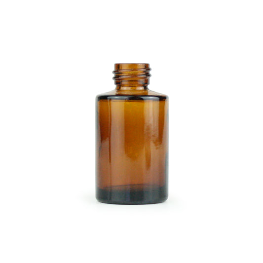 30ml Amber Glass Flat Shouldered Bottle (20/410)