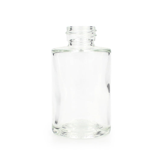 30ml Clear Glass Flat Shouldered Bottle (20/410)