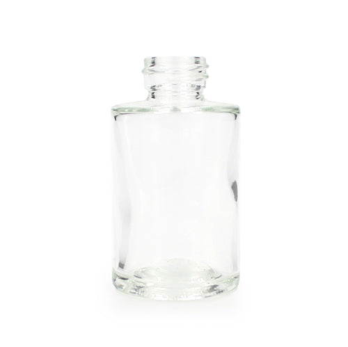 30ml Clear Glass Flat Shouldered Bottle (20/410)