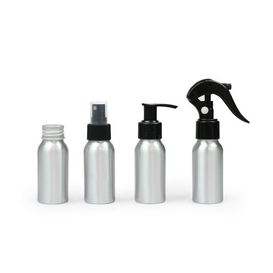 50ml Silver Aluminium Bottle (24/410)