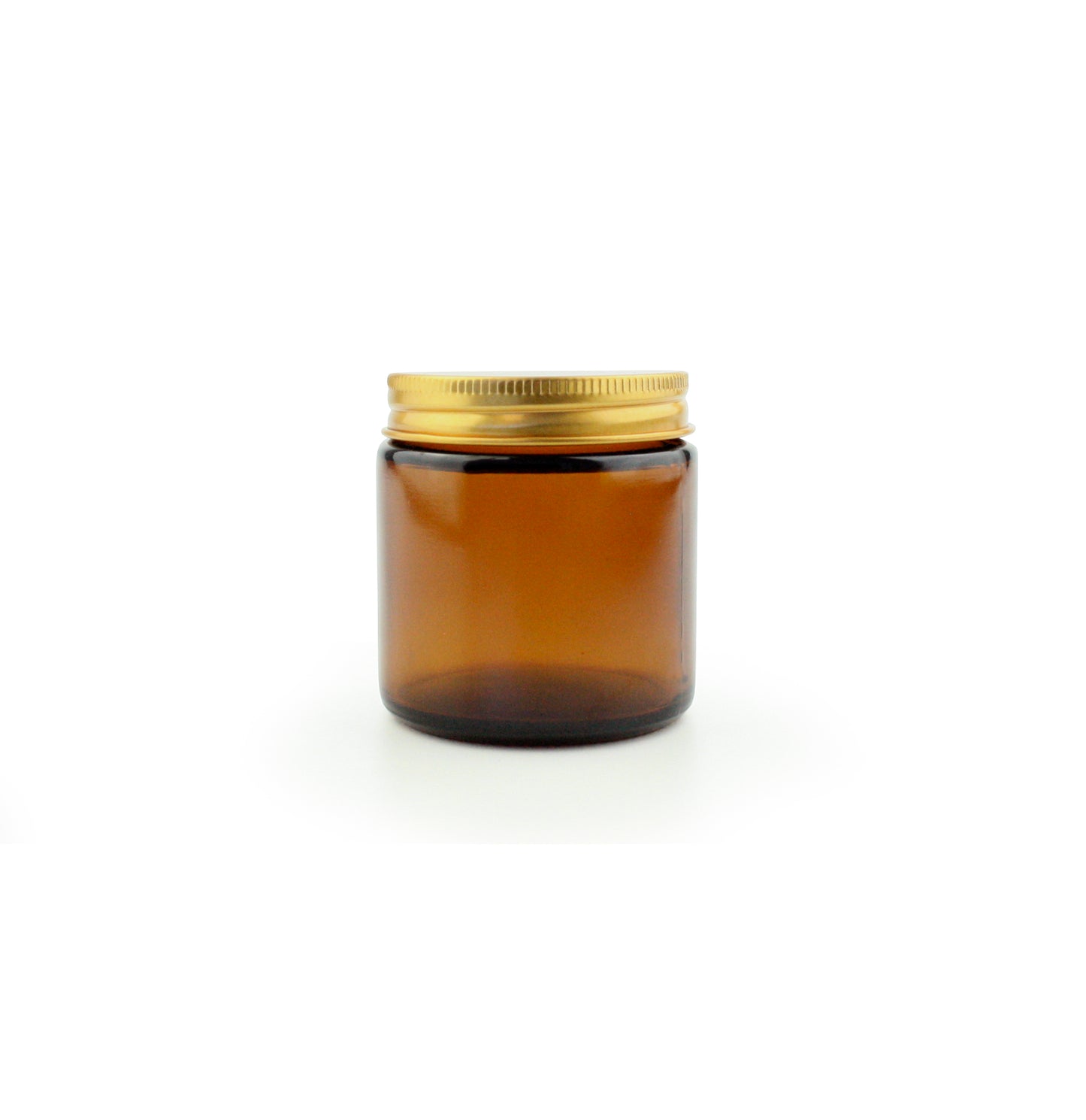 Amber Glass Jar with Aluminium Lids - 50ml