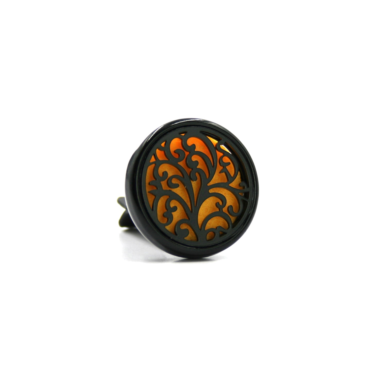 Botanical Swirls Car Diffuser - Black Stainless Steel