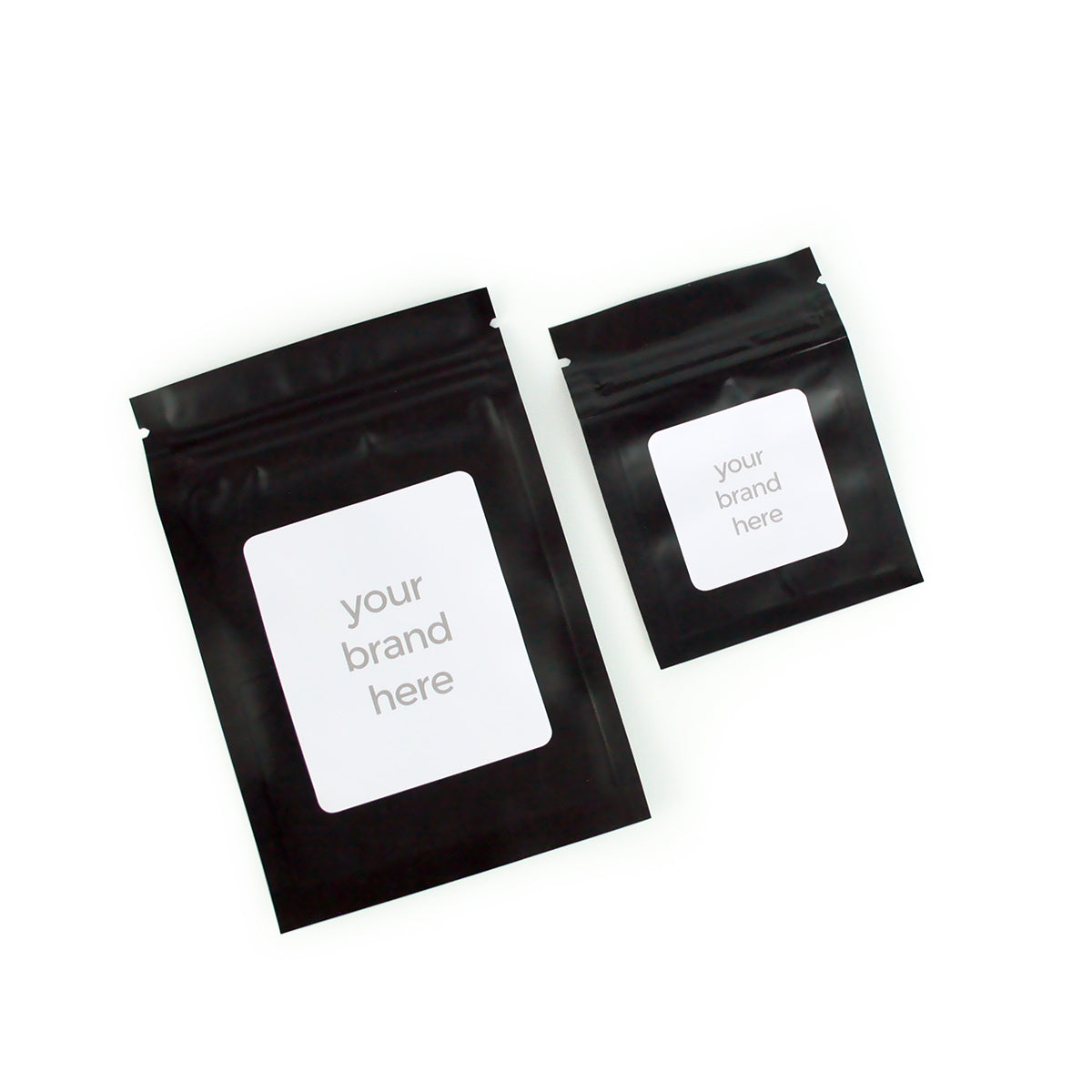 Matt Black Foil Envelopes for Samples - Pack of 20