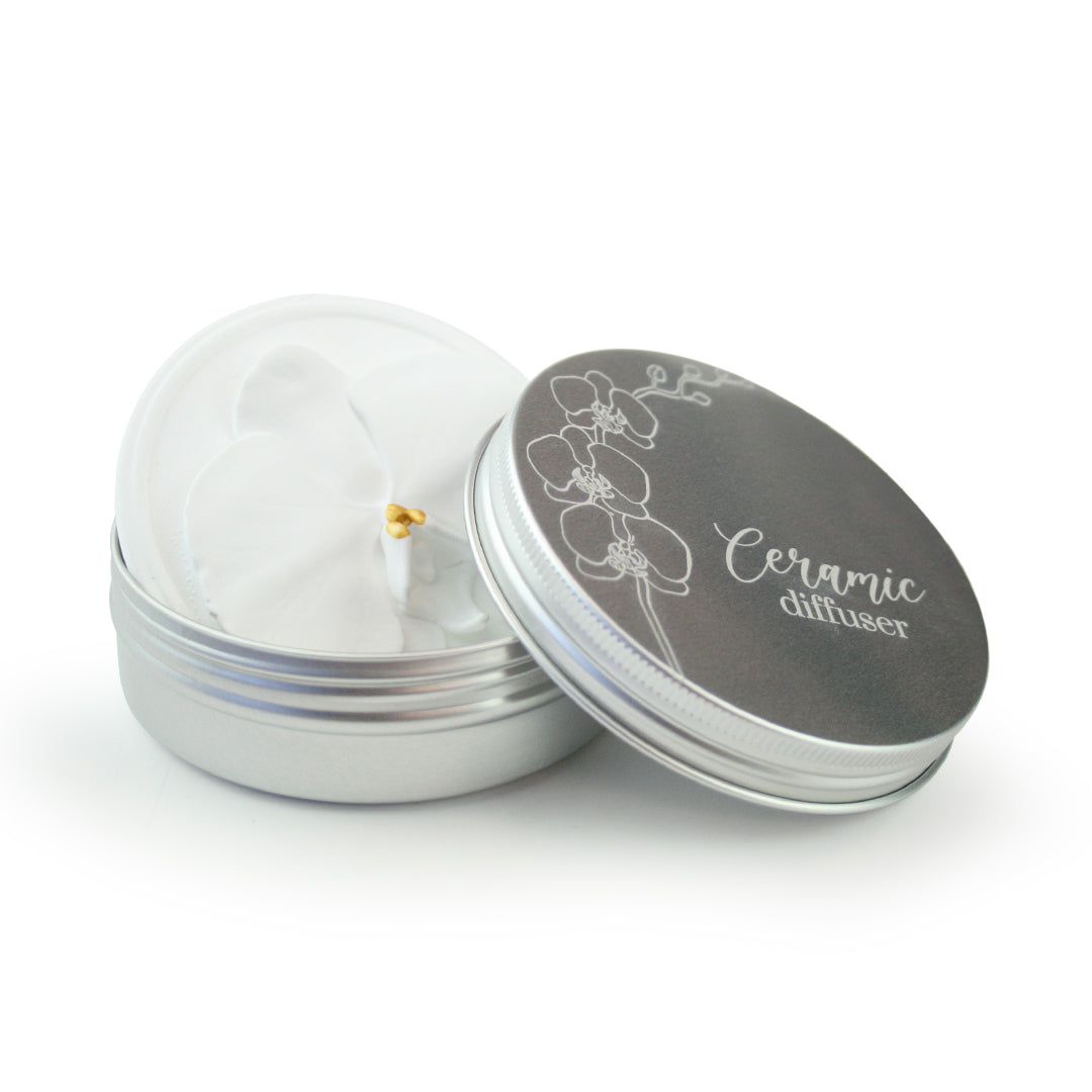 Ceramic Orchid Passive Diffuser - essentoils.co.za