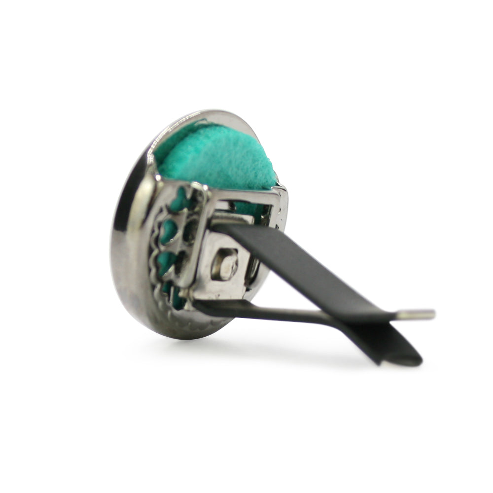 Floral Swirls Car Diffuser - Stainless Steel