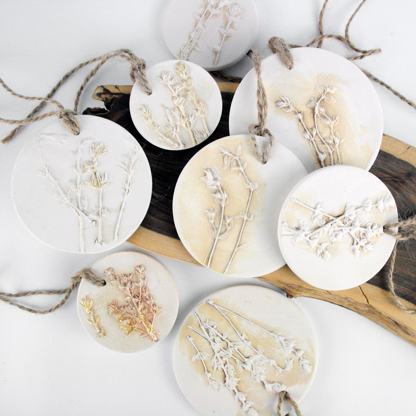 Botanical Plaster Cast Diffuser Disks