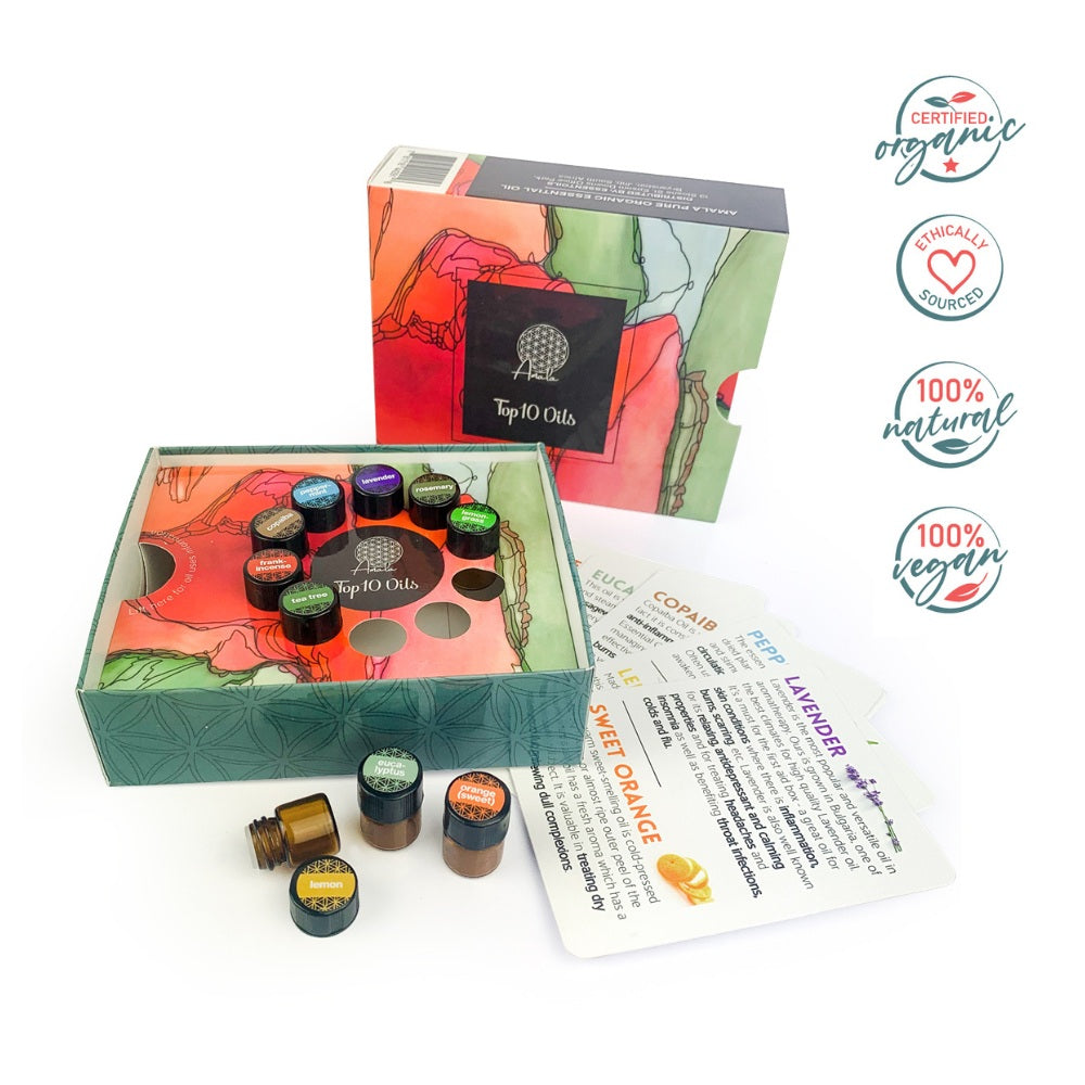 Essential Oils Sample Pack - Top 10 Oils