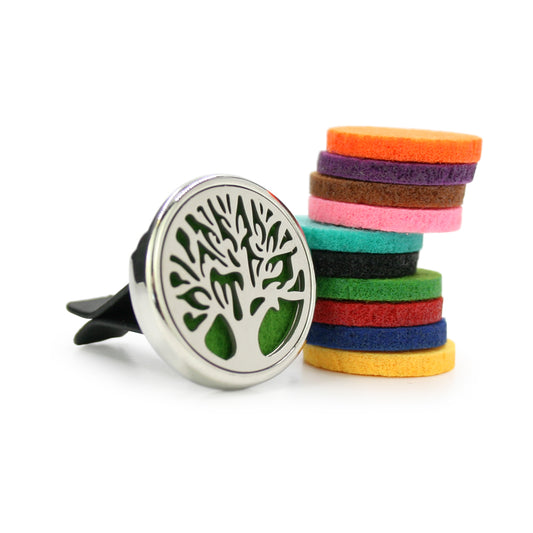 Tree of Life Car Diffuser - Stainless Steel