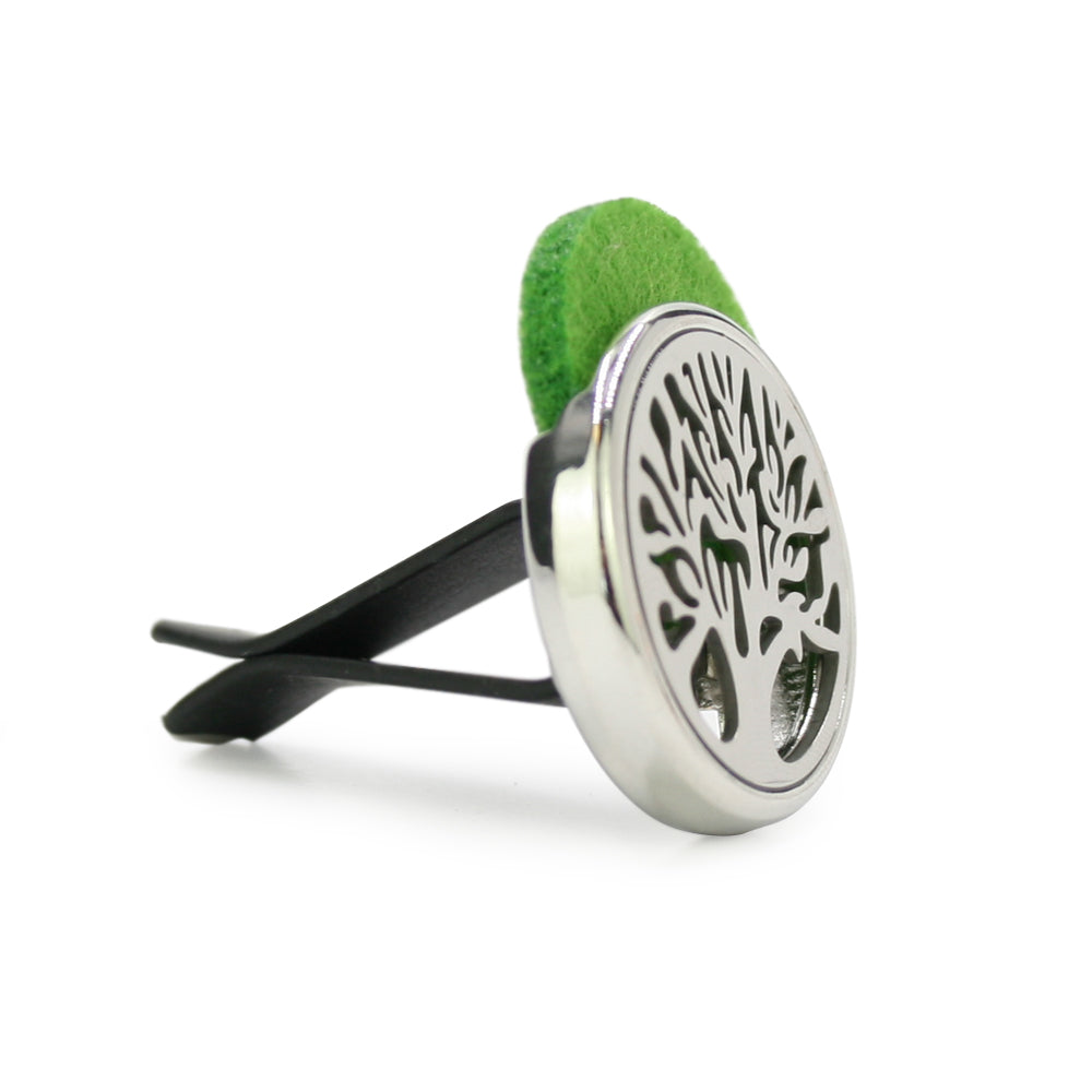 Tree of Life Car Diffuser - Stainless Steel