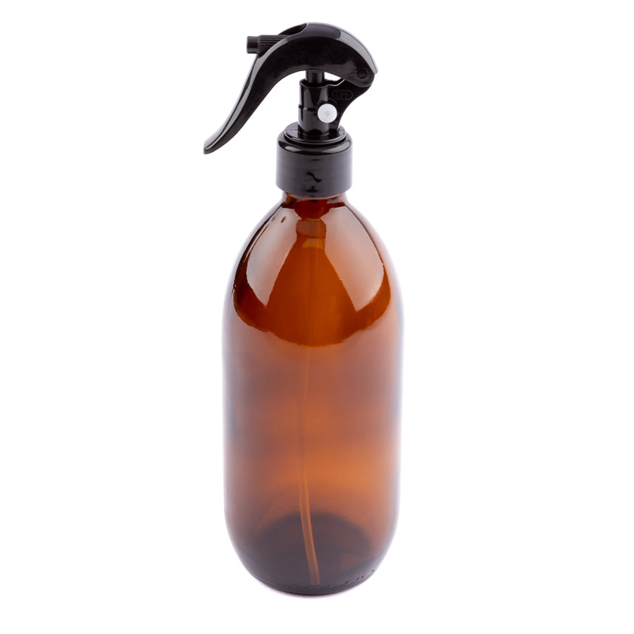 500ml Amber Glass Bottle with Assorted Tops - essentoils.co.za