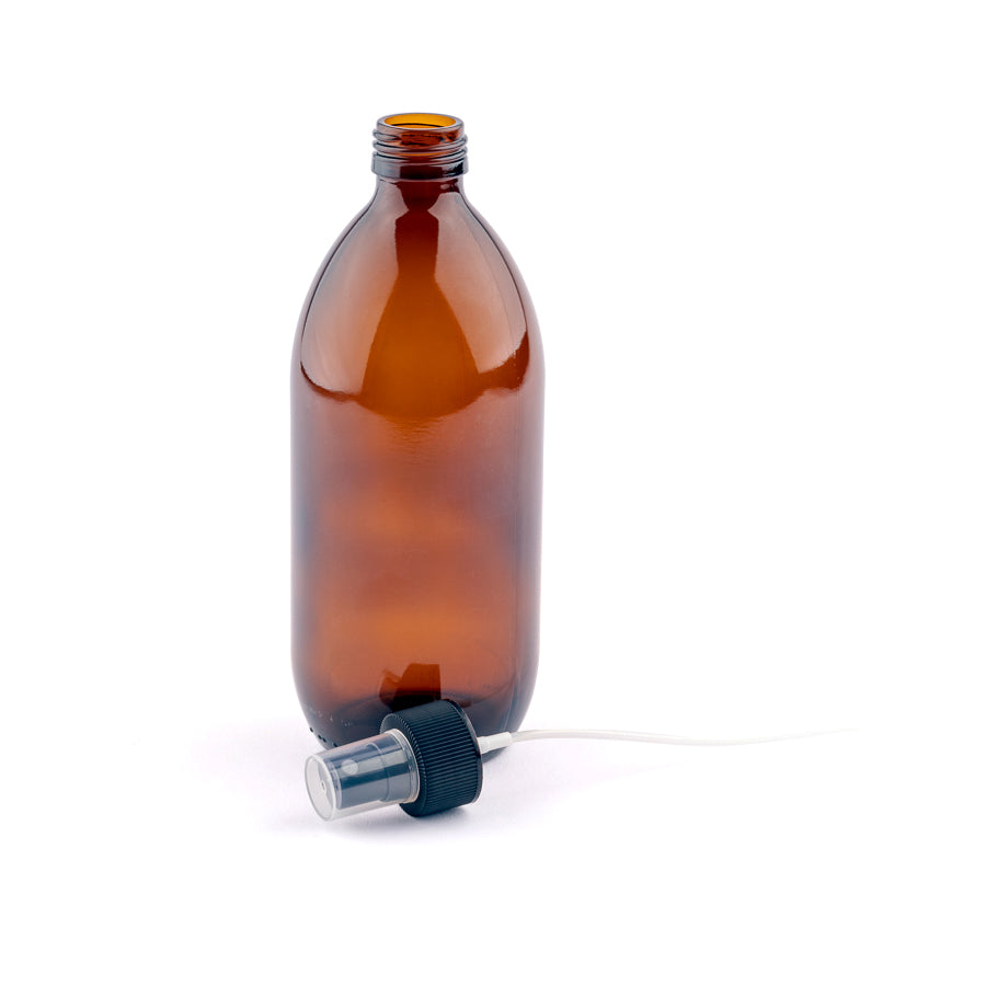 500ml Amber Glass Bottle with Assorted Tops – essentoils.co.za