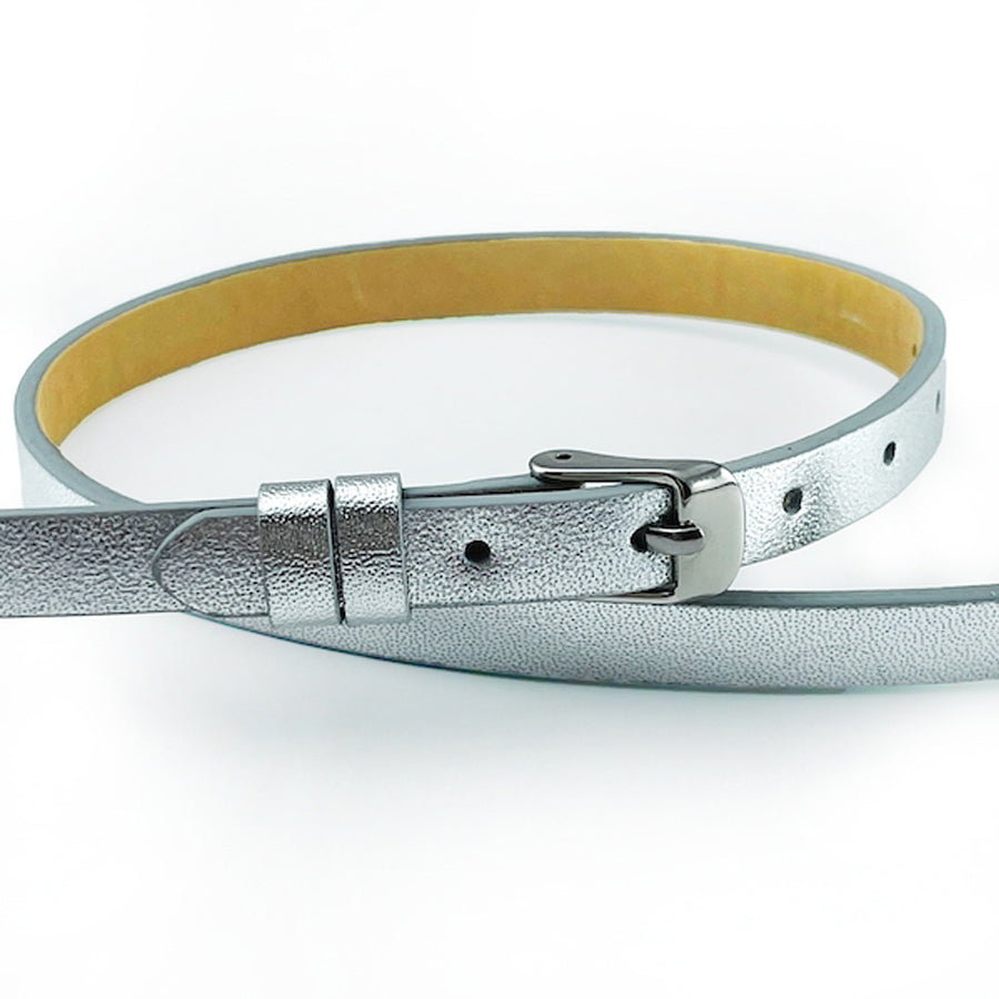 Extra Leather Strap for Aromatherapy Wrap Bracelet (Strap only) - Silver - essentoils.co.za