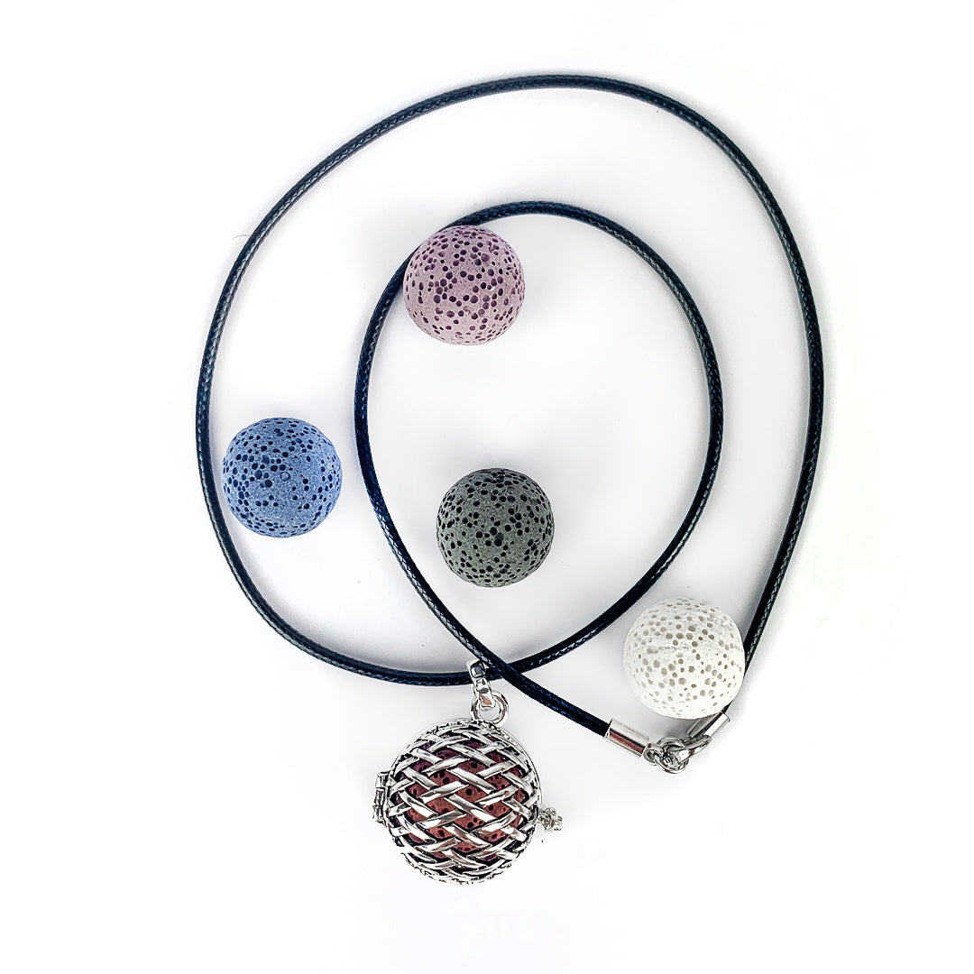 Lattice Cage Pendant Necklace - essentoils.co.za