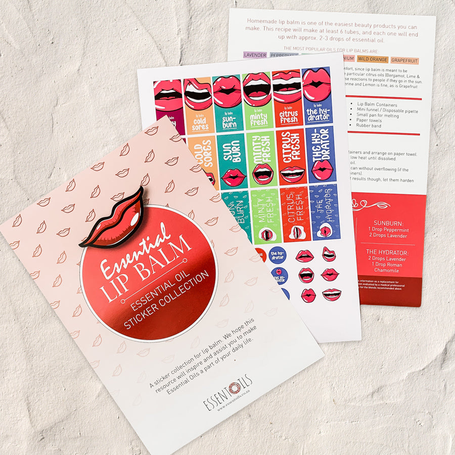Lip Balm Sticker Collection - essentoils.co.za