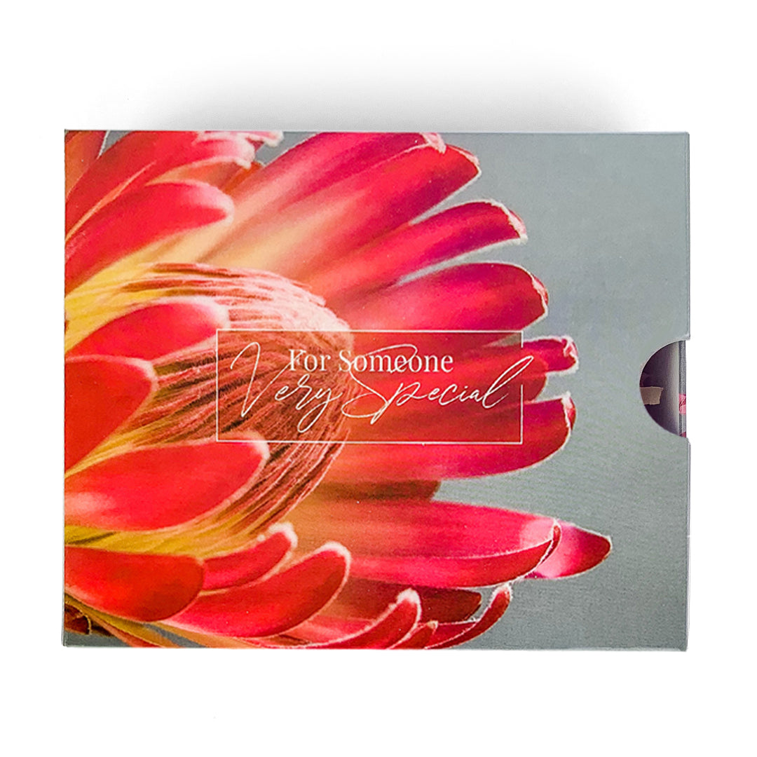 Ceramic Protea Diffuser & Anxiety Blend Gift Set - essentoils.co.za