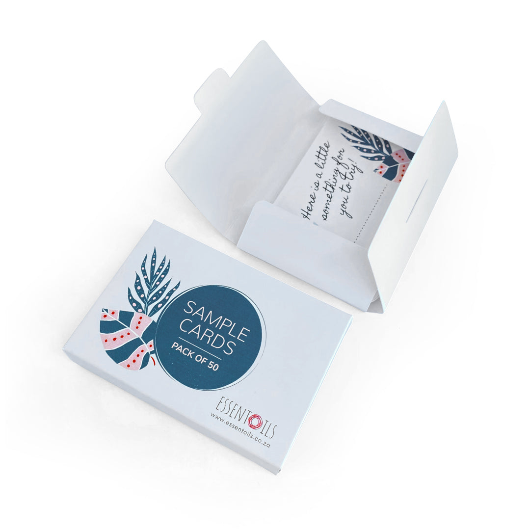 Sample Cards – essentoils.co.za