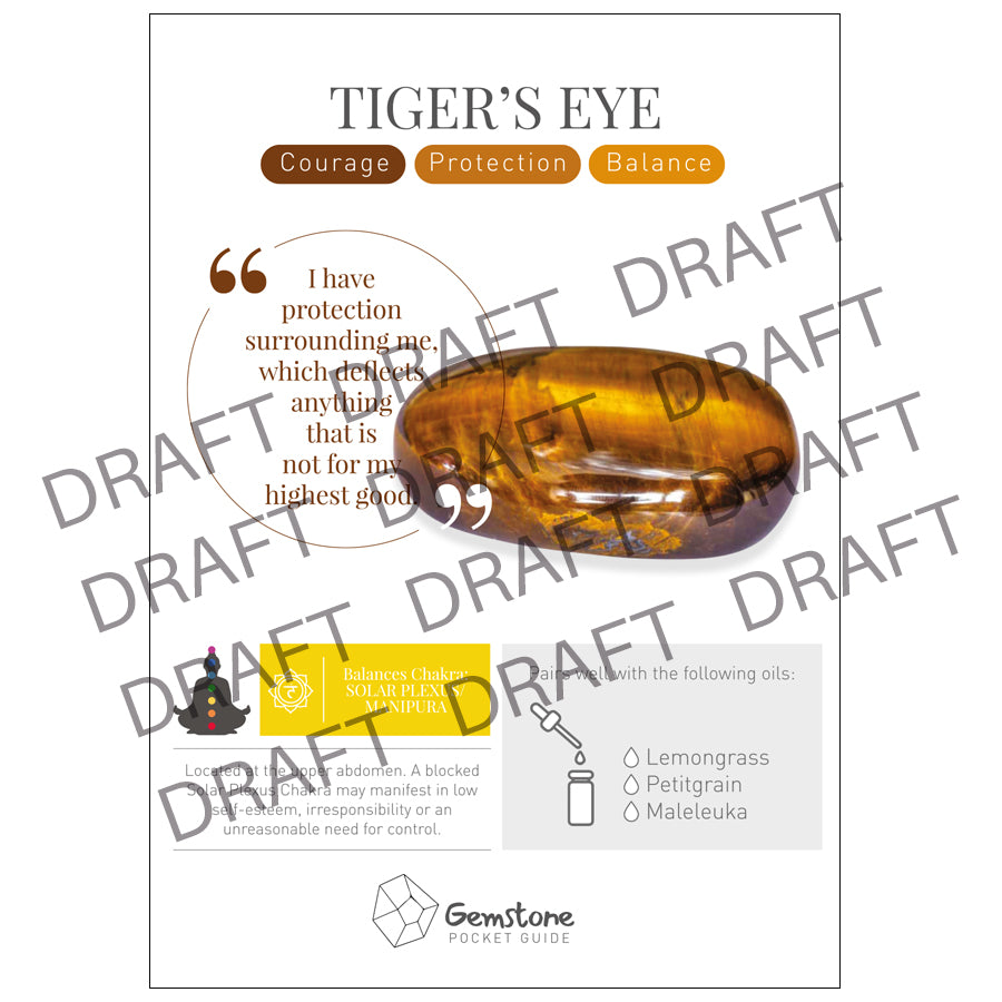 Tiger's Eye Tumbled Gemstone Chips (15g) - essentoils.co.za