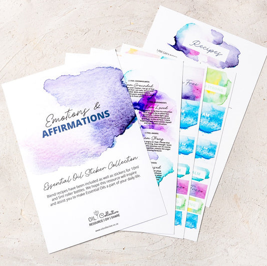Sticker Collection for Emotions & Affirmations - essentoils.co.za