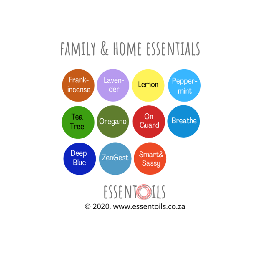 Family Essentials doTERRA Home & Family Essentials Kit Stickers – essentoils.co.za