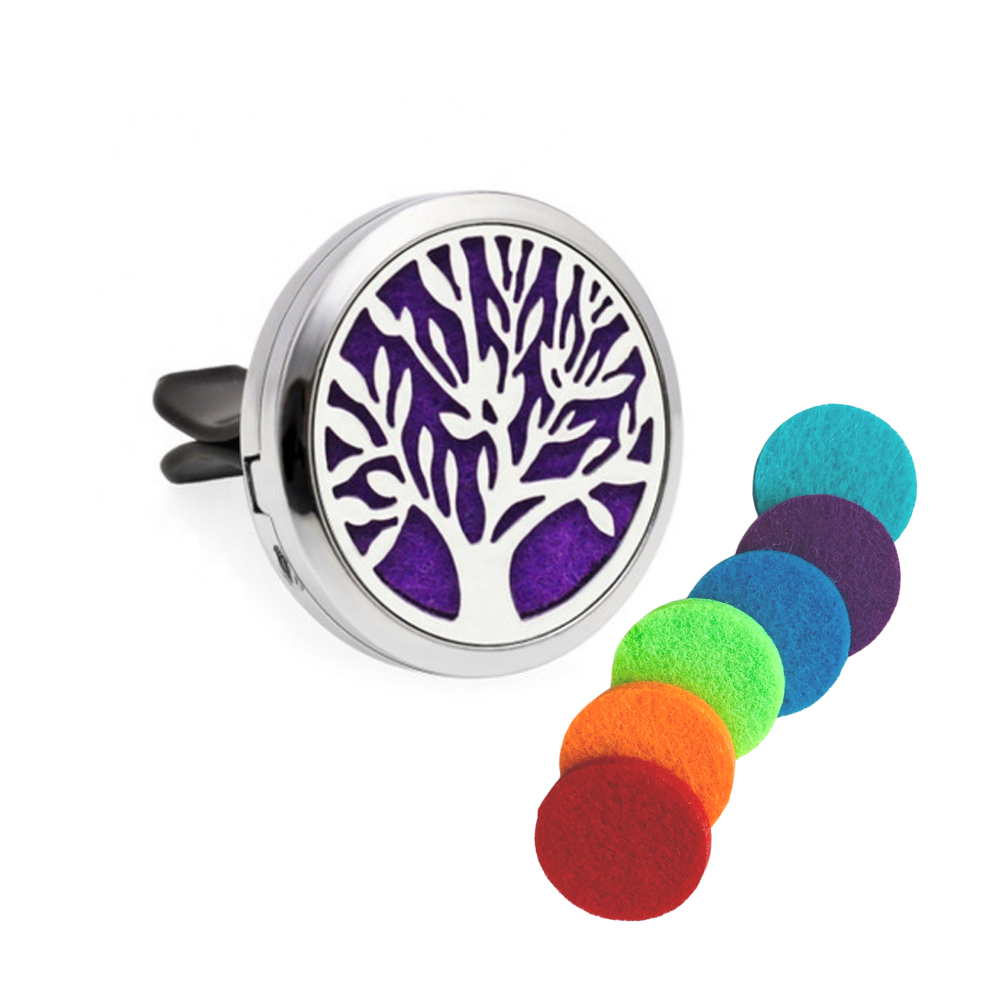 Tree of Life Car Diffuser - Stainless Steel - essentoils.co.za